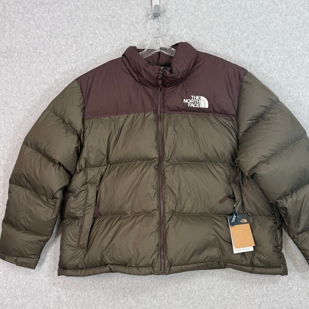 The North Face 1996 Retro Nuptse Jacket Size 3X 700 Down Fill CoalBrn $330